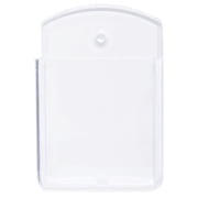1 Pcs Wall Mount Remote Control Holder, Self Adhesive Universal Holder for TV, Air Conditioner, DVD, Fan Controller, Universal Holder Hanging Storage Container for Remote Controls, Pens, and Brushes