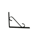 thumbnail image 1 of 1 Pcs Wall Support Bracket,Heavy-Duty Shelf Brackets,Metal L Shape Shelf Brackets,Shelf Brackets For Floating Shelves,Black Rustic Wall Mount Shelving Bracket,Decorative Shelf Brackets,7.87x5.91 in, 1 of 5