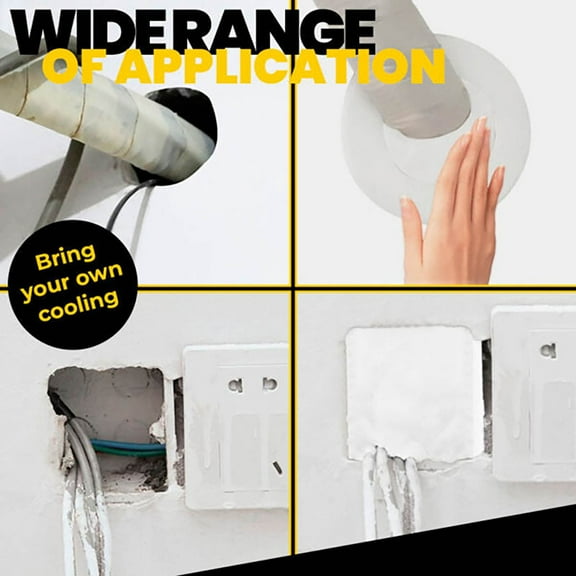 1 Pcs White Sealing Glue Waterproof Duct Seal Repair Sealing Clay, Quick Mending Mud For Drain Connection, Wall Hole And Air Conditioning Hole