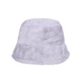 thumbnail image 1 of 1 Pcs Winter Faux Fur Bucket Hat,22.0-22.8Inch Thicken Warm Fisherman Cap Fuzzy Hat,Plush Fleece Headwear Sun Hat for Women Blue, 1 of 6
