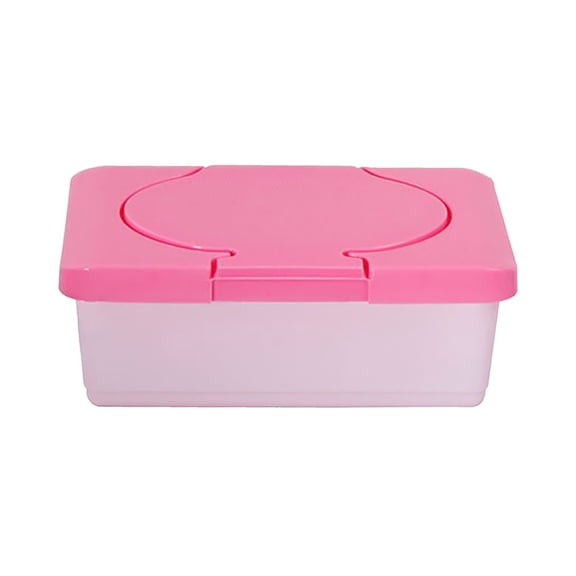1 Pcs Wipe Box, Compact Wipes Container, Moisturizing Wipes Container Organizer for Home Office Car 7.7x3x4.7"