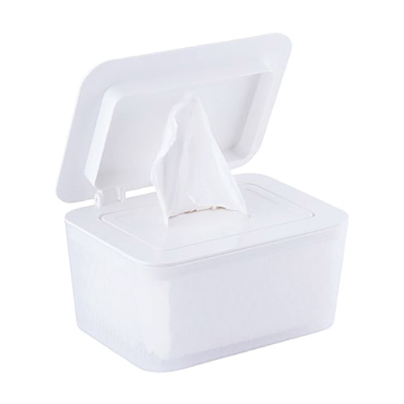 1 Pcs Wipes Dispenser, Large Capacity Wipe Holder, Seal-Designed Dust-Proof Wet Wipes Container for Fresh Wipes, Non-Slip Wipes Case, Wipe Container with Sealing Design Lid