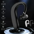 thumbnail image 1 of 1 Pcs Wireless Earpiece - Bluetooth 5.0 Headset Handsfree Calling with Noise Cancelling, 8Hrs Talk Time, Secure Ear Hook for Business, Driving, Sports & Workouts, 1 of 6