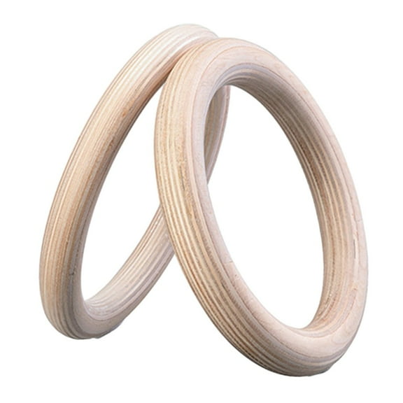 1 Pcs Wood Gymnastics Rings GYM Ring for Kids Adult Home Fitness Pull Up