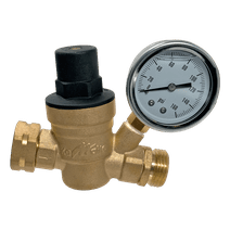 1 Pcs XFITTING 3/4" Water Pressure Regulator with Gauge