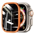 thumbnail image 1 of 1 Pcs-for Apple Watch Ultra 2/1 49MM Privacy Screen Protector, [Anti-peeping] [Titanium Alloy Edge Design] Ultra-Thin Full Coverage Tempered Glass Screen Protector for iWatch Ultra 2/1 49MM,Orange, 1 of 9