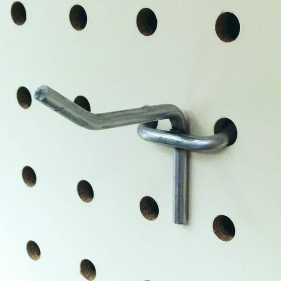 1" Peg Hooks, Pegboard Display Panel Hangers, 40 Pack