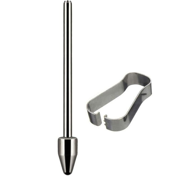 1 Pen + 1 Clip For Samsung Tab Pen Tip S6 S7 S7+ S8 S9 S23 Pen Tip Titanium Alloy Pen Tip Note10 20 Tips