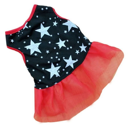1 Pet clothes Pentagram puppy skirt Pet Vest DOPI