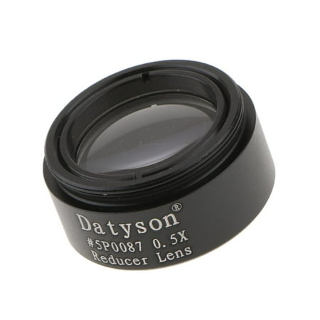 1 Piece 1.25'' Telescope Eyepiece 0.5X Focal Reducer With *0.6 Thread Universal - ,Black