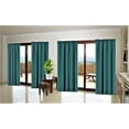 thumbnail image 1 of 1-Piece 100% Blackout Rod Pocket Solid Window Curtain Panel With Lined Backing 35" X 63" R64 Hunter green, 1 of 2