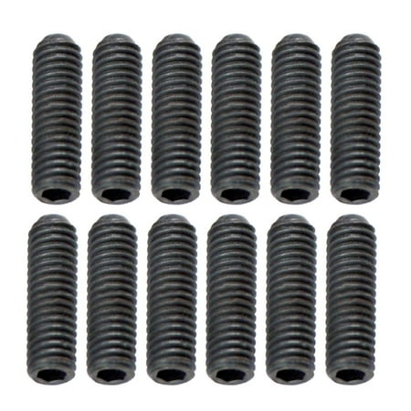 1 Piece/12pcs Guitars Bridge Saddle Height Adjust Hexagon Screws Bolts Black Luthier Tools DIY