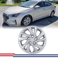 thumbnail image 1 of 1 Piece 15" Hubcap Wheel Rims Cover for 2017-2020 Hyundai Elantra Sedan Compatible with Steel Wheels Bolt on Installation(15-inch,Lacquer), 1 of 7