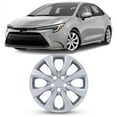 thumbnail image 1 of 1 Piece 16" Hubcaps Wheel Rims Cover Fit for 2009-2025 Toyota Corolla/ 2023-2025 Toyota Corolla Hybrid/ 2009-2014 Toyota Matrix Compatible with Steel Wheels Snap on Installation(16-inch,Lacquer), 1 of 8