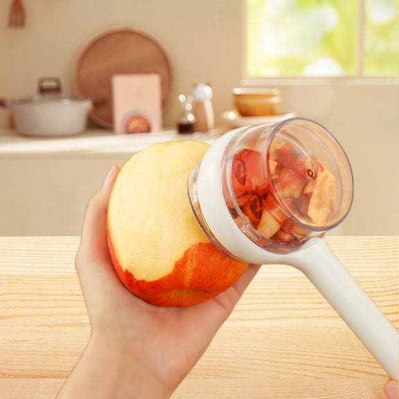 1 Piece 3-in-1 Vegetable Peeler with Storage Container Stainless Steel Fruit Peeling Knife Household Kitchen Tool