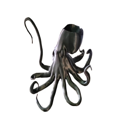 1 Piece 3D Printed Octopus Shape Flowerpot Planter Garden Ornament Home Decoration