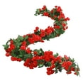 1 Piece 5.9 Foot False Rose Vine Flower Hanging Rose Ring Home Hotel