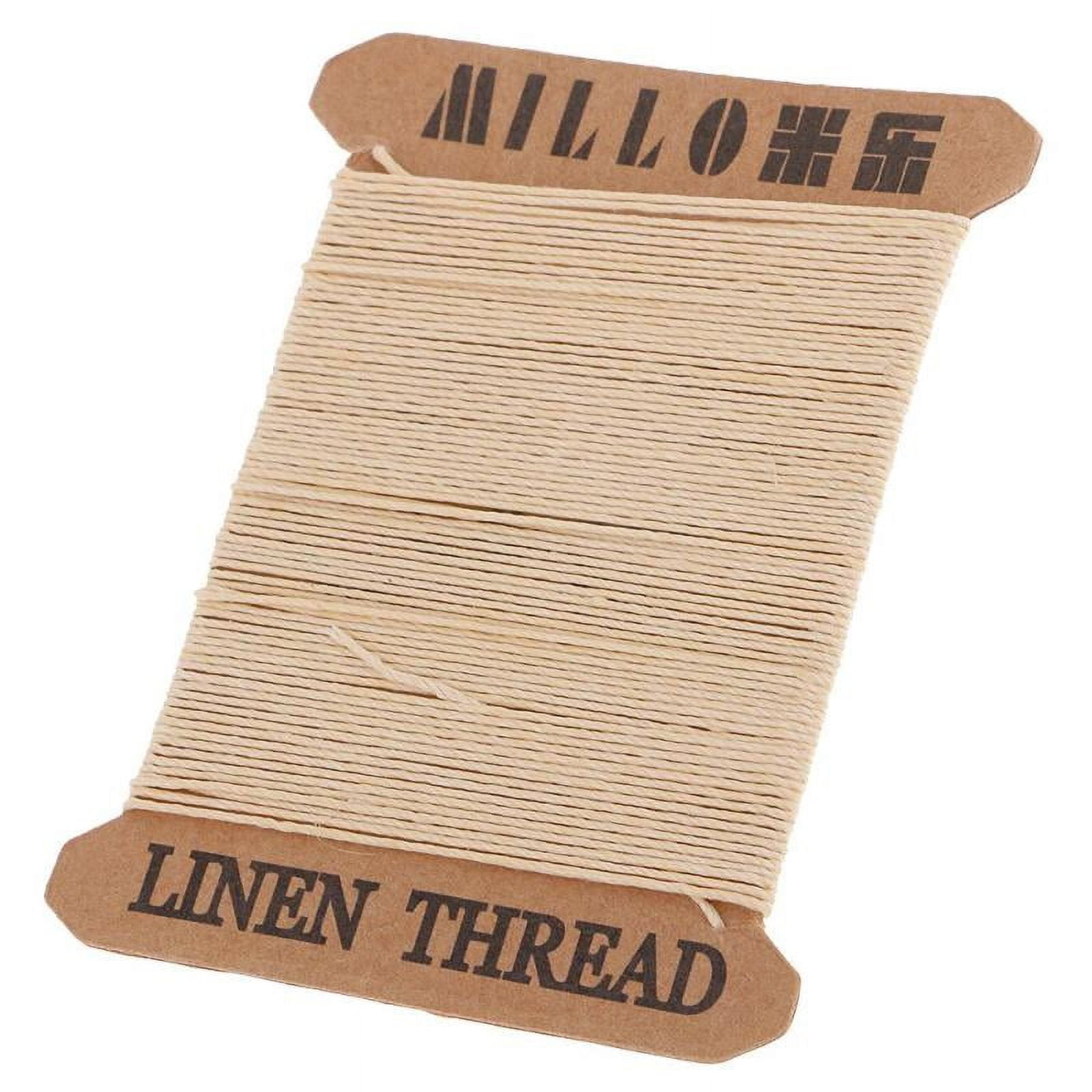 1 Piece 6m Long Round Linen Waxed Line Sewing Threads for Leather Bags ...