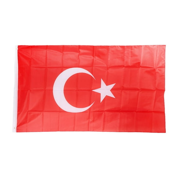 1 Piece 90x150cm Turkey Flag 3x5ft for Banner Turkish Home Decoration