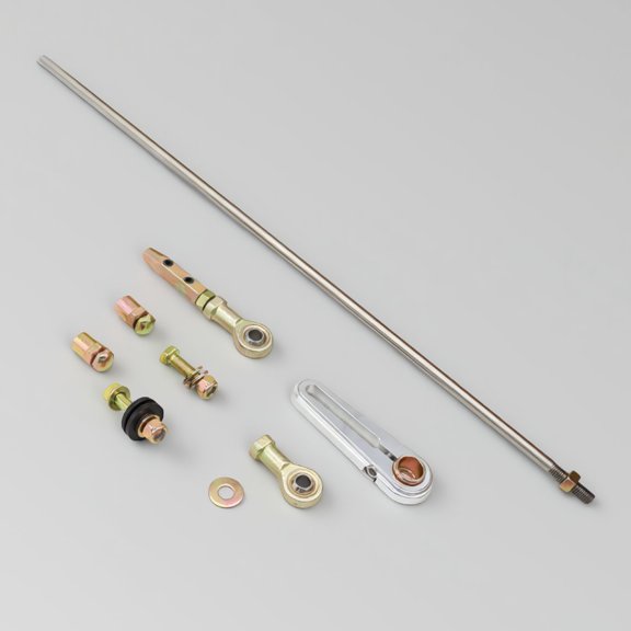 1-Piece Adjustable Column Shift Linkage Kit for 700R4 4L60 4L60E 4L80E TH350 TH400 Transmissions, Replaces -1800 CB5010