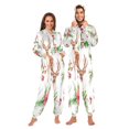 thumbnail image 1 of 1 Piece Adult Onesie Pajamas Cozy & Loose-Fit Sleepsuit Loungewear with Pockets Christmas Deer Pattern X-Large, 1 of 7