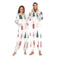 thumbnail image 1 of 1 Piece Adult Onesie Pajamas Cozy & Loose-Fit Sleepsuit Loungewear with Pockets Christmas Icon Set X-Small, 1 of 7