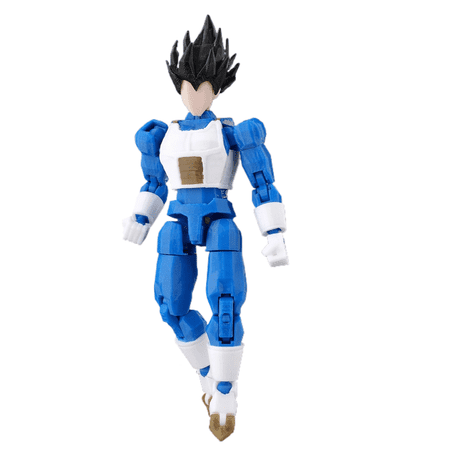 1-Piece Anime Action Figure, 3D Printed Multi-Jointed, Desktop Display