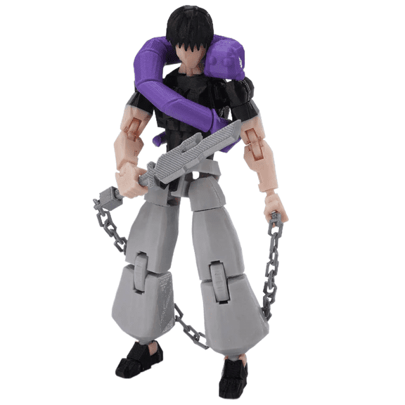 1-Piece Anime Action Figure, 3D Printed Multi-Jointed Movable, T13, Collectible Gift For Collectors