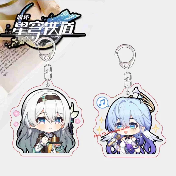 1 Piece Anime Sci-Fi RPG Robin Acrylic Keychain Decor Backpack Pendant Gift