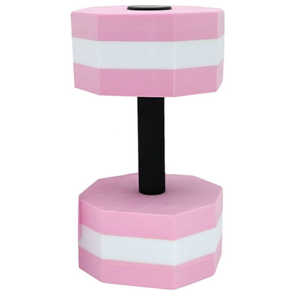 1 Piece Aquatic Exercise Dumbells EVA Foam Floating Dumbbells Pool Resistance Swimming Training Water Fitness Equipment for Weight Loss Aerobic Water Yoga Fitness Adults Family