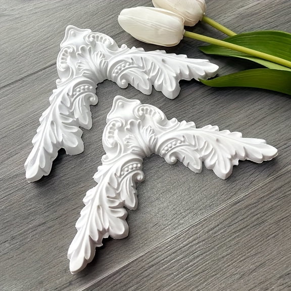 1 Piece of Authentic European Style - Exquisite Flower Wall and Ceiling Decoration - Elastic PU Polyurethane Decoration - French Linen Enhances Interior Aesthetics