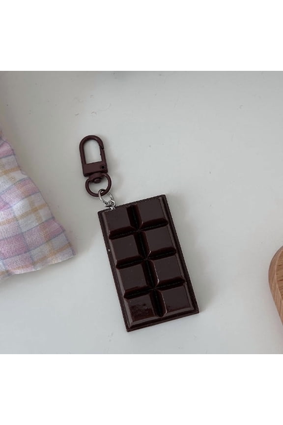 1 Piece Bag Phone Pendant New Modern Simplicity Simulated Cute Food Chocolate Keychain Decorative Business Gift Key Chain