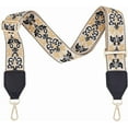 thumbnail image 1 of 1 Piece Bag Strap Replacement Light Khaki Straps with Alloy Swivel Clasp 91-149cm Adjustable Polyester Shoulder Strap Bohemian Bag Straps, 1 of 7