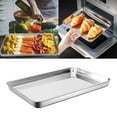 1 Piece Baking Tray Stainless Steel Oven Tray Large Cookie Tray For