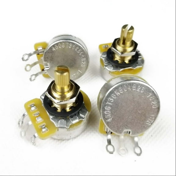 1 Piece CTS 500K Brass Split Shaft Big Audio Potentiometer For Electric Guitar Bass 450GT POT