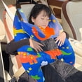 thumbnail image 1 of 1 Piece Car Headrest Pillow H Shaped Travel Pillow Cushion for Sleeping Neck Shoulder Support Cushion Pad Automotive Interior Accessories, 1 of 9