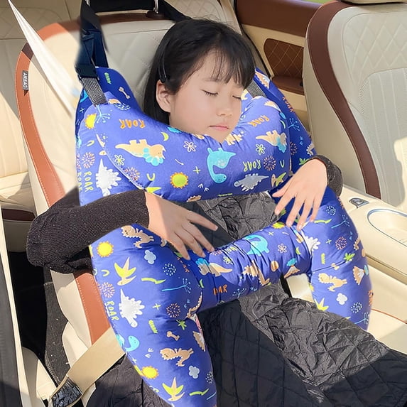 1 Piece Car Headrest Pillow H Shaped Travel Pillow Cushion for Sleeping Neck Shoulder Support Cushion Pad Automotive Interior Accessories