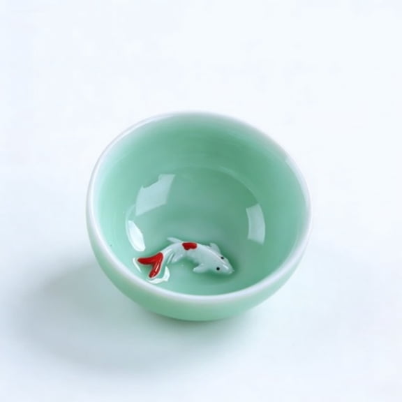 1 Piece Ceramic Teacup Green Teacup Health Focused Ceramic Cup Suitable For Garden Ceremonies And Coffee High Quality Porcelain Chip Resistant Dishwasher Safe B