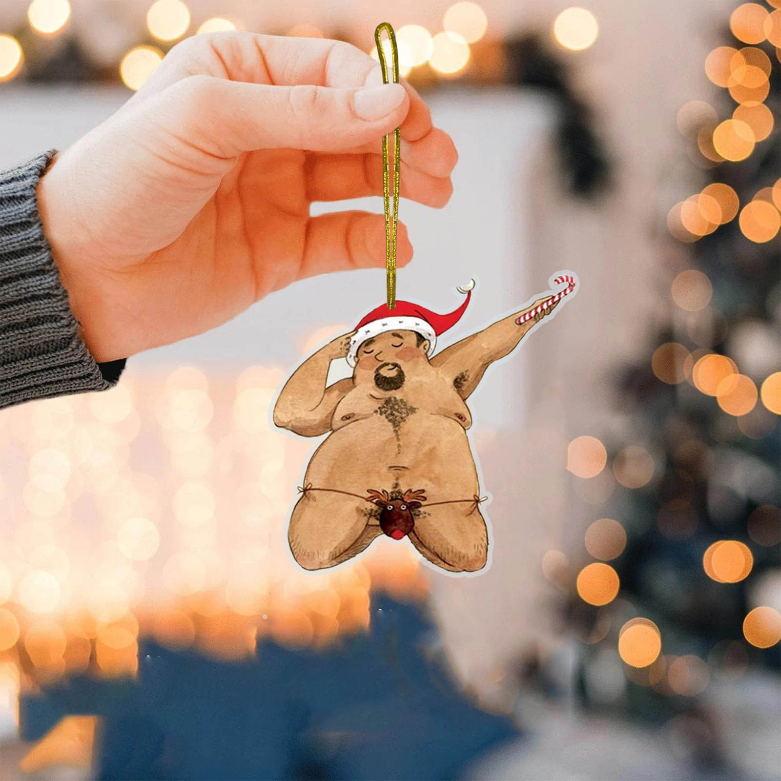 1 Piece Christmas Movie Hanging Plane Decoration Christmas Tree Stained