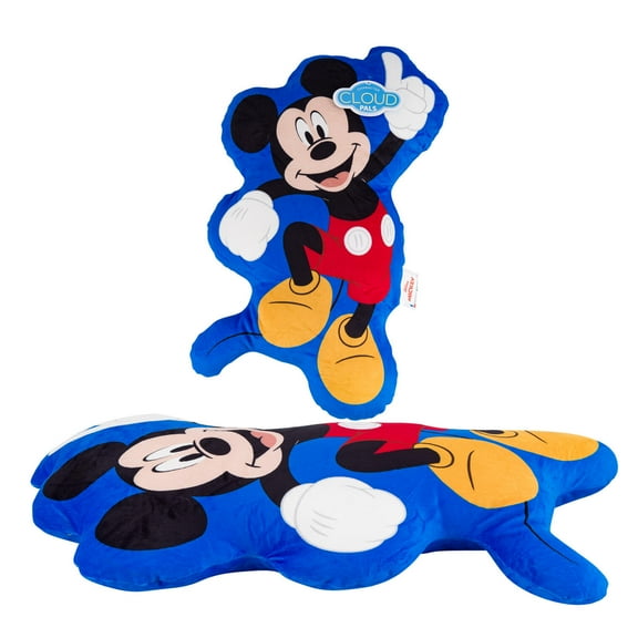 1 Piece Cloud Pals Disney Mickey Mouse Pillow - 23", Blue