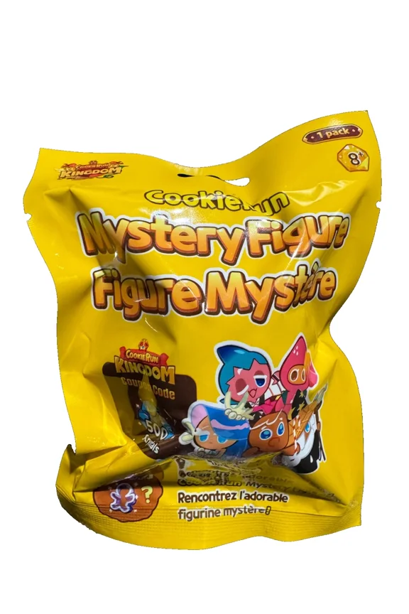 1 Piece Cookie Run Mini Figure Keychain in Display ,Only 1 Piece, Randomly, No Choose