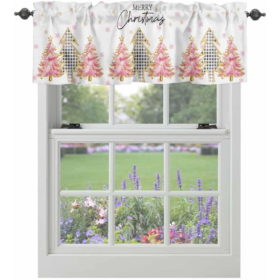 1 Piece Country Farmhouse Kitchen Curtains and Valances Set for Windows ...