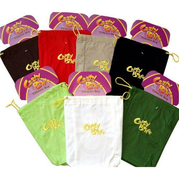 1 Piece Crazy Bones Gogo's Collector's Bag by Crazy Bones Color Varys (BONUS 1 FUN CHOPS)