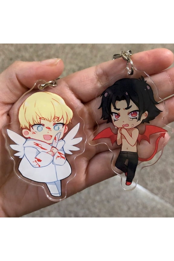 1 Piece Dark Fantasy Anime charm keychains - Ryou Akira