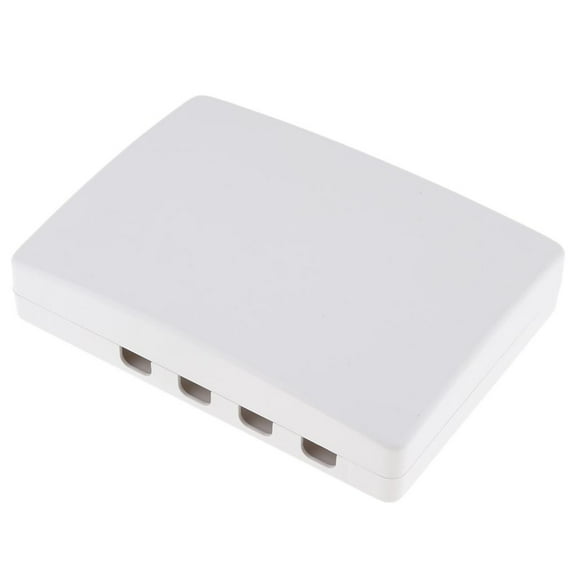 1 Piece Desktop Fiber Optic Terminal Box 4 Ports DIY Electrical Accessory