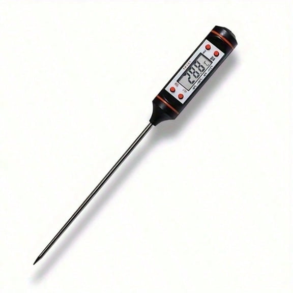 Grill & Oven Thermometer with Long Probe, Large Backlit Screen for BBQ, Roasting & Frying