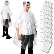 1 Piece Disposable Adult Rain Poncho Waterproof Emergency Gear Compact Packable Outdoor Event