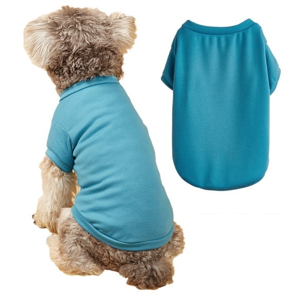 1 Piece Dog Hoodie for Small Dogs Blue Small Dog Shirt Dog Clothes for Small Dogs Pet Apparel Soft Casual Dog Sweatshirt for Everyday Wear Puppy Outfit for Indoor Outdoor Use