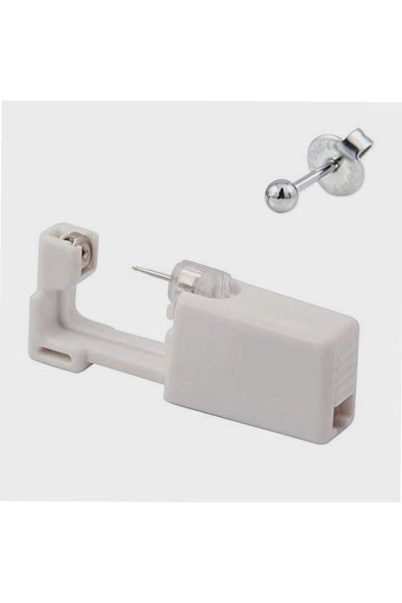 1 Piece Ear Piercing Gun,Disposable Sterile Ear Piercing Gun Unit Tool with Ear Stud Asepsis Pierce Kit