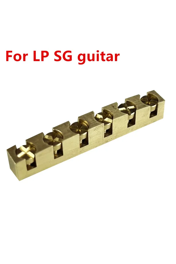 1 Piece Electric Guitar Brass Height Adjustable Nut For ST TL Les Paul LP SG Style Guitar 42MM/43MM